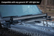 Load image into Gallery viewer, DD Hood-Mount LED System: Wrangler JL (White / Combo Beam) (Single SS50 Bar)