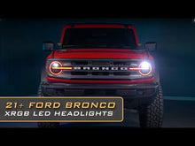 Load and play video in Gallery viewer, 21+ Ford Bronco XRGB LED Headlights