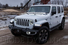 Load image into Gallery viewer, DD Hood-Mount LED System: Wrangler JL (White / Combo Beam) (Single SS50 Bar)
