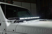 Load image into Gallery viewer, DD Hood-Mount LED System: Wrangler JL (White / Combo Beam) (Single SS50 Bar)
