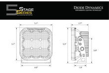 Load image into Gallery viewer, SS5 Sport Universal CrossLink 4-Pod Lightbar White Driving Diode Dynamics
